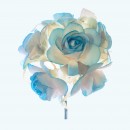 3" Diameter Paper Flower 6X12 | Light Blue 3" Diameter Paper Flower 6X12 | Light Blue